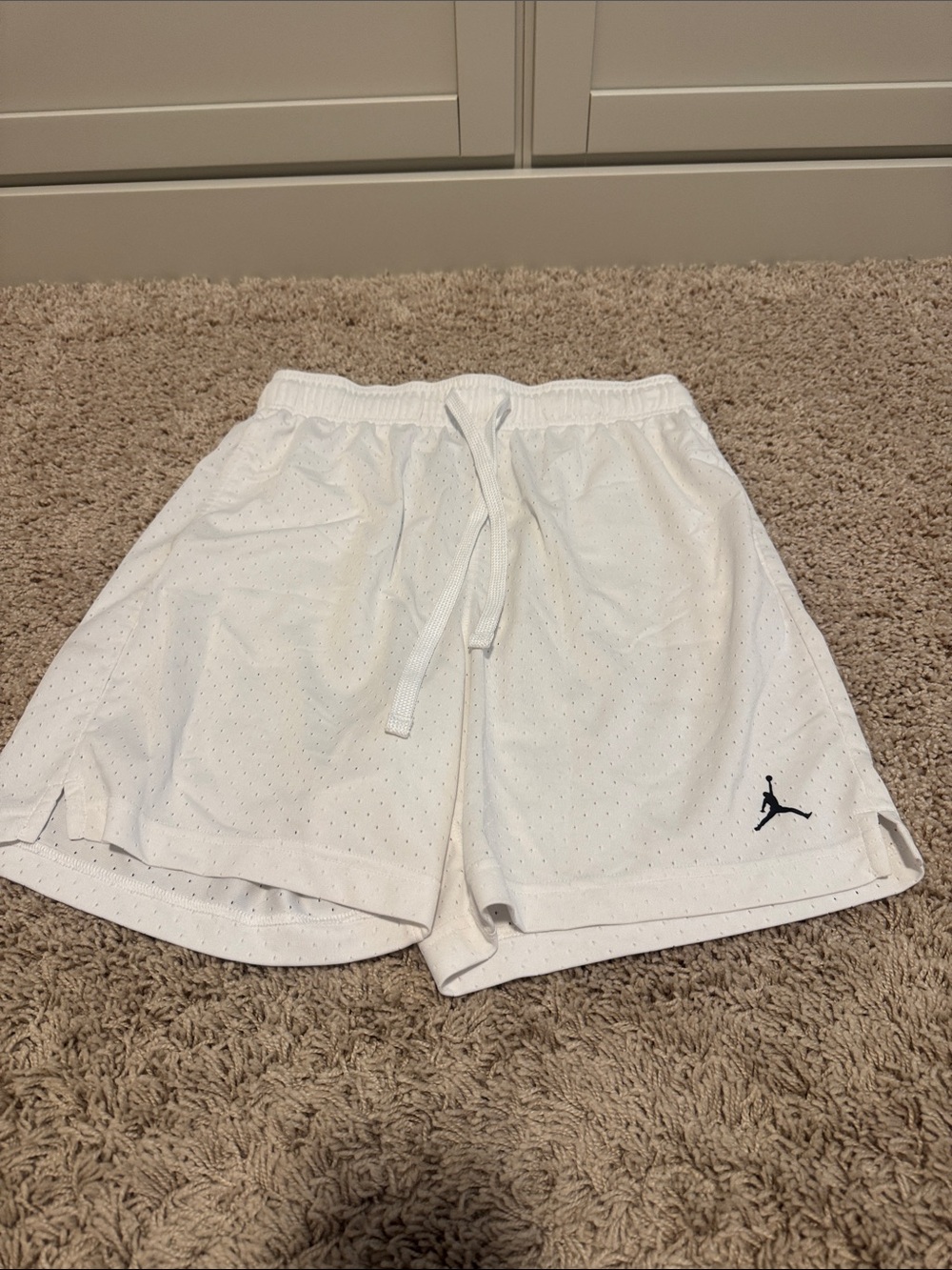 Jordan Kid White Performance Basketball Shorts